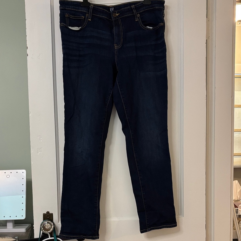 GAP Women's Midnight Blue Ankle Jeans